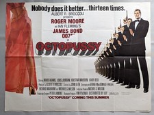 Octopussy (1983) - 007 James Bond UK Original Quad Advance Film Poster 30 x 40