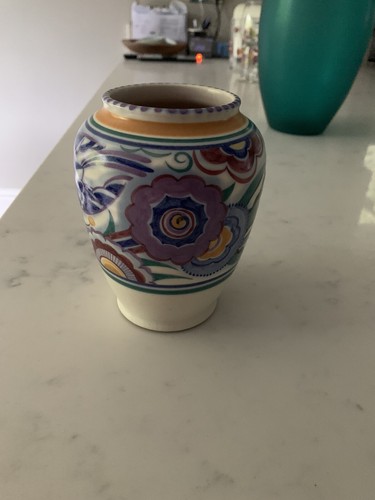 Vintage poole pottery blue - pottery,