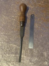Vintage W Marples & Sons 11” Cabinet Makers Screwdriver Ash Handle
