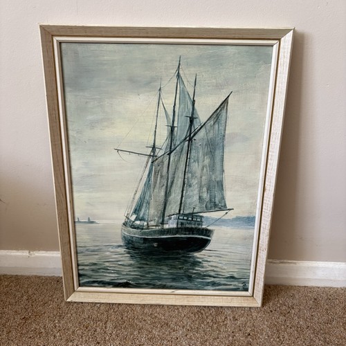 Vintage original oil painting - original,