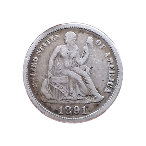 1891 usa 900 silver - 1891, seated