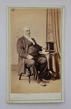 Cdv seated victorian man - a,