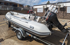 15ft RIB Boat + Suzuki DF50A 4-Stroke EFI 50HP Outboard + Indespension Trailer