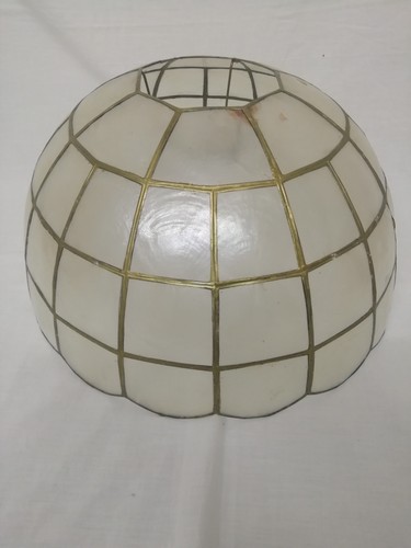 Vintage capiz shell lamp for - shell,