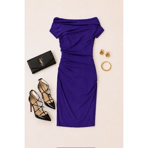 Vintage escada purple ruched - escada,