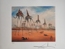 Salvador dali hand signed - dali,