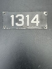 Bristol Omnibus Bristol RELL LHT 168L 1314 Bus Chassis Fleet Number Plate Badge