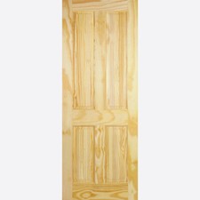 LPD Internal Traditional Clear Pine 4 Panel Door 