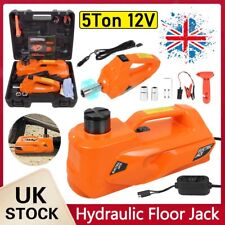 Electric Car Jack 5 Ton 12V Hydraulic Automatic Floor Jack with Impact Wrench UK