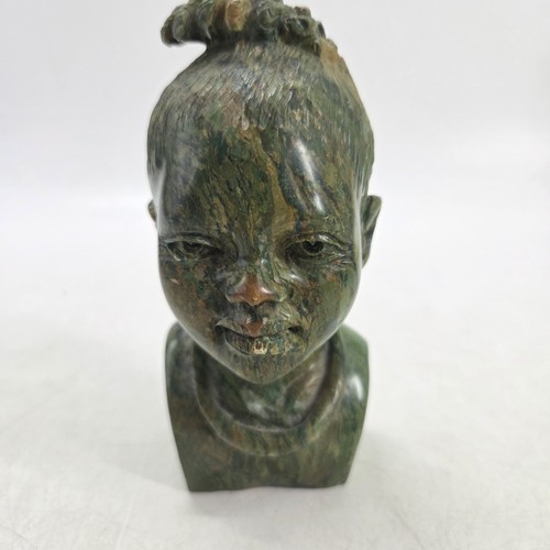 Vintage african shona - vintage, green