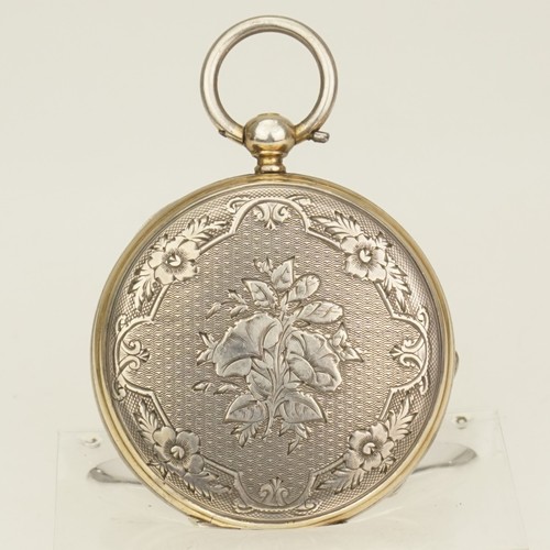 Rare silver pocket watch - silver,