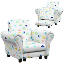 AIYAPLAY Kids Sofa Set, White Toddler Armchair,Refurbished