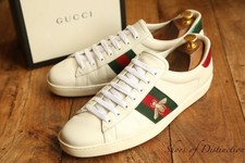 Gucci Ace Bee White Leather