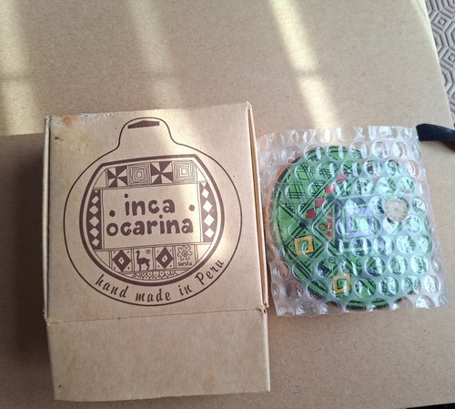 Green ocarina - green,