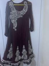 Ladies brown and - silver, asian
