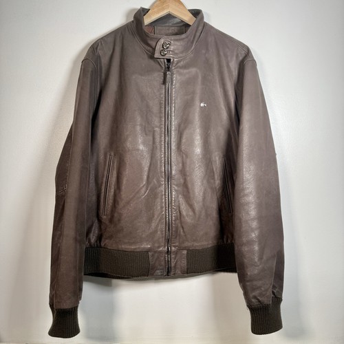 Lacoste pig leather bomber - pig,