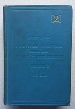 Stone's Justices' Manual