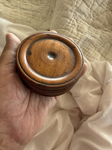 Georgian treen box - treen,