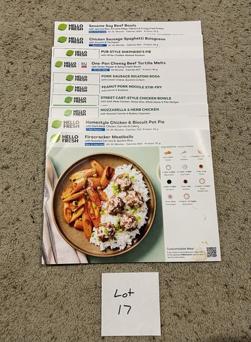 Lot hello fresh - of, recipe