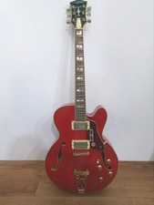 Tanglewood Tennessee-1 TJ-143 Hollow Body Electric Guitar Red Finish