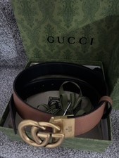 GUCCI DOUBLE GG BUCKLE BELT