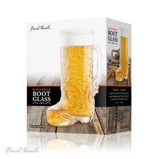 Beer Glasses Pint 650ml Stein Craft Lager German Tankard Wild West Drinking Boot