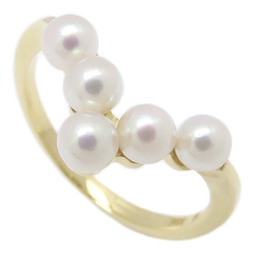 Mikimoto pearl 18k yellow gold - pearl,