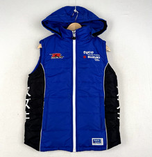 Suzuki Racing Gilet GSXR Bodywarmer Jacket Hooded Tyco Blue Men’s Size Small
