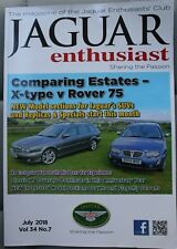 Jaguar Enthusiast, July 2018: Pirelli & Jaguar, Rover 75 Tourer v X-Type Estate