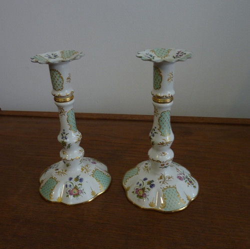 Pair halcyon days candlesticks - days,