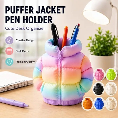 Mini printed puffer jacket - printed,