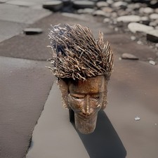 Bamboo Root Carved Head