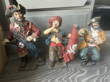 Set Of Three Pirate Figures