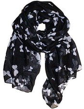 New Butterfly Print Scarf –