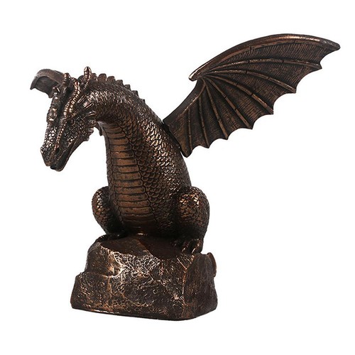 Garden dragon statue fountain - garden,