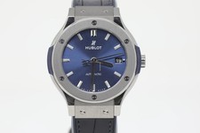 Hublot Classic Fusion Watch 565.NX.7170.LR Blue Dial Case 38 mm