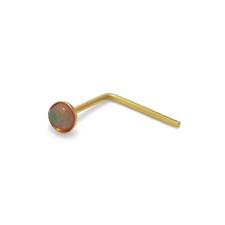 9ct Gold Pink Opal Stone