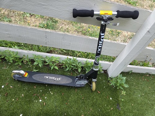 Black foldable scooter - scooter, from