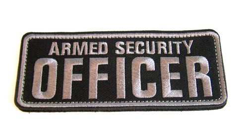 Embroidered armed security - an,