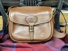 BRADY VINTAGE PAYNE GALWAY 100 WARRANTED PIGSKIN CARTRIDGE BAG PRO POLISHED