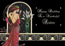 Art deco personalised A5