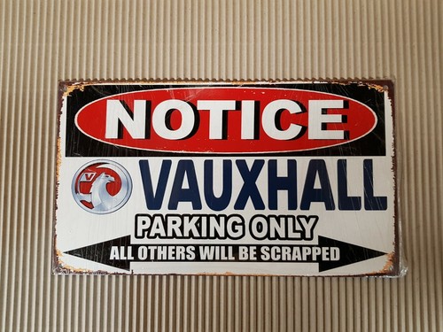 Vauxhall parking only - x, 12"