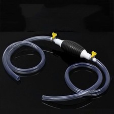 Fuel Primer Gas Petrol Diesel Liquid Hand Pump Bulb PVC 2M Syphon Oil Drain