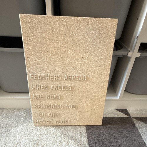 Engraved stone angel memorial - stone,