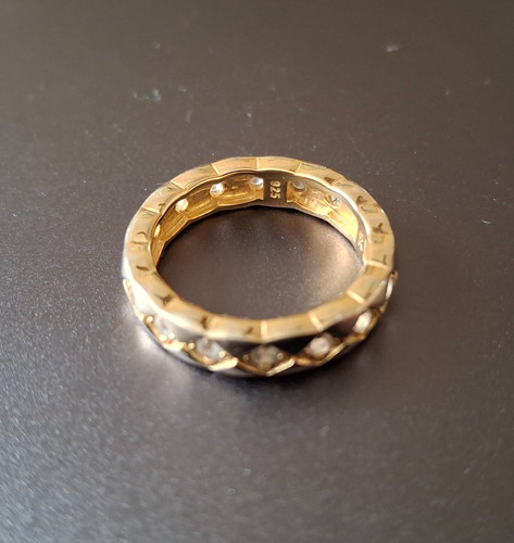 925 sterling silver - , diamonique