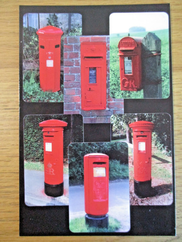 Postcard royal mail postboxes - postcard,