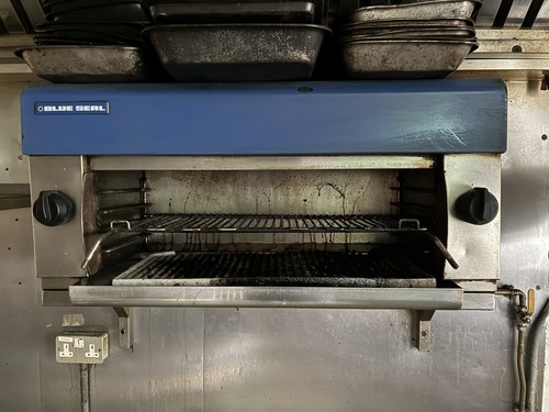 Blue seal salamander gas grill - blue,
