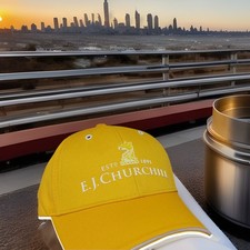 E. J Churchill Home of Shooting Gold Adjustable Baseball Cap One Size