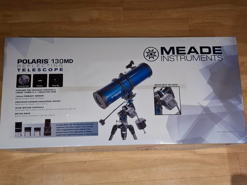 Meade polaris 130md telescope - meade,