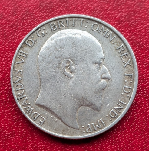 1908 florin edward vii - florin,